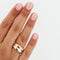 Bague 54 Bague jonc Deux ors 58 Facettes RÉF 6031/20