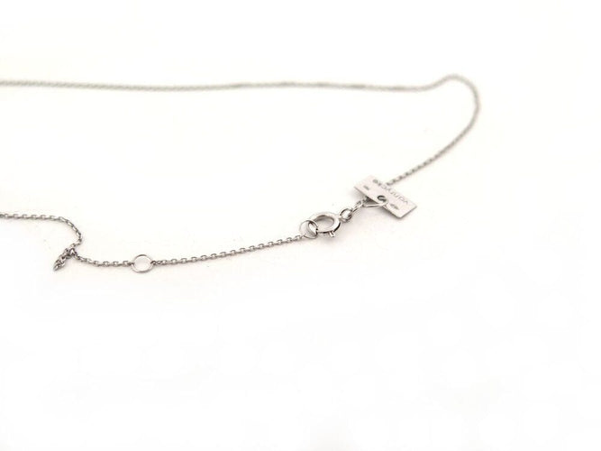 Collier collier VANRYCKE valentine en or blanc 18k diamant solitaire 58 Facettes 266428
