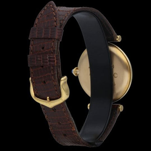 Montre Cartier Montre Must De Cartier Vermeil 58 Facettes MT43897