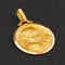 Pendentif Médaille Ange et bouquet de roses Art Déco 58 Facettes