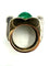 Bague 52 Bague vintage vers 1950 or jaune, émeraude et diamants 58 Facettes