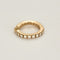 Bague 51 Bague souple en or rose et diamants 58 Facettes JR0009-51