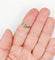 Bague 54 Bague art déco or diamant 58 Facettes A04937