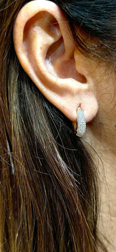 Boucles d'oreilles Boucles d’oreilles or jaune et diamants 58 Facettes