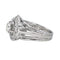 Bague 51 Bague Or blanc, Platine Diamant 58 Facettes 4425765CN