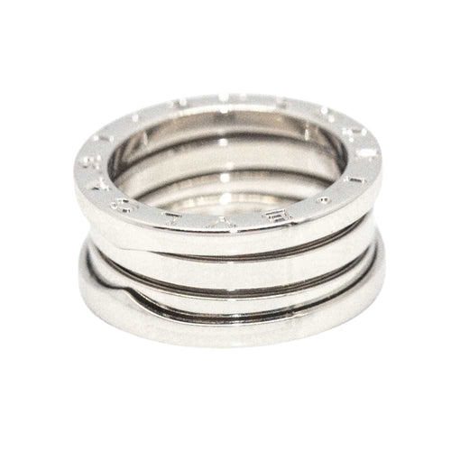 Bague 52 Bague BVLGARI B.ZERO 1 Or Blanc 58 Facettes D364717SO