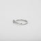 Bague 54 Solitaire or blanc avec diamants 58 Facettes 3121181