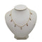 Collier Collier or jaune serti de saphirs multicolores et diamant 58 Facettes