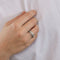 Bague 52 Bague or blanc 4 anneaux diamants 58 Facettes 3131311