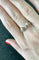 Bague 60 Bague Art Nouveau décor de fleur de Lys en argent sur or 58 Facettes