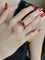 Bague 57 Bague jonc rubis diamants 58 Facettes 085961
