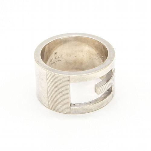 Bague GUCCI initiale G en argent