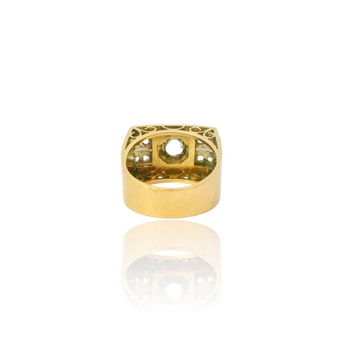 Bague 51.5 Bague Tank en diamant vers 1940 58 Facettes