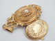 Pendentif Porte photo or 18k perle fine 58 Facettes