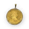 Pendentif Pendentif pièce d'or 4 Ducats autrichien 1915 58 Facettes 1490528326
