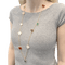 Collier Collier-Sautoir Van Cleef & Arpels, "Lucky Alhambra", or jaune, cornaline, malachite, oeil de tigre, nacre. 58 Facettes 34547