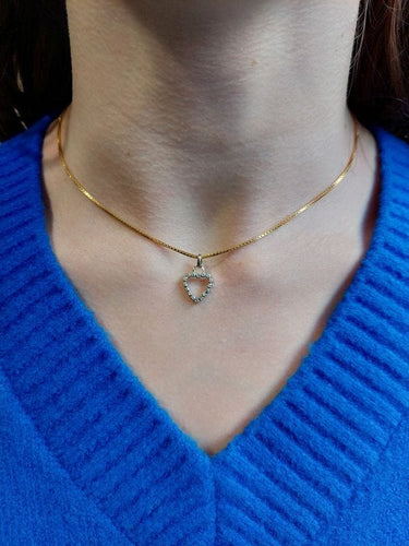 Pendentif PENDENTIF CŒUR DIAMANTS 58 Facettes 083281