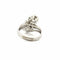 Bague ancienne en platine et diamants
