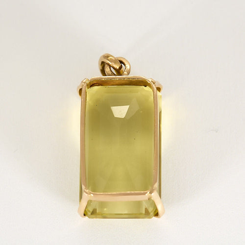 Pendant Quartz lemon