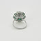 Bague 52 Bague panier ancienne en en or blanc 18K, diamants et émeraudes baguettes. 58 Facettes