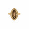 Montre Bague Marquise or jaune quartz 58 Facettes LP1048
