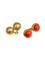 Boutons de manchette CARTIER - Paire de boutons de manchettes corail 58 Facettes