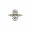 Bague 54 Bague Toi et Moi - Or jaune platine et diamants 58 Facettes 1017