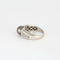 Bague 55 Bague jonc or blanc, perle de culture et diamants 58 Facettes 240760