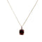 Collier Collier en or jaune 18 carats avec citrine mandarine et diamant 58 Facettes