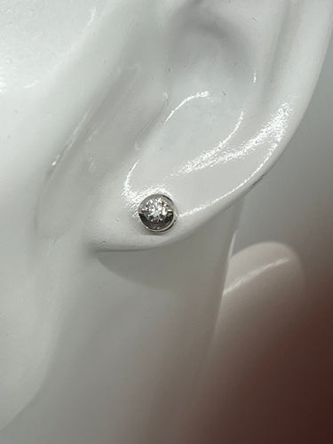 Boucles d'oreilles Boucles d'oreilles or blanc et diamants 58 Facettes 149052062
