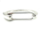 Bracelet HERMES. Collection "Clic argent", bracelet argent 925/00 58 Facettes