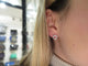 Boucles d'oreilles boucles d'oreilles POIRAY tresse or blanc 18k diamants puces s 58 Facettes 266253