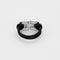 Bague 60,5 FRED - Move one - Bague en or blanc et cordon en caoutchouc 58 Facettes B250491