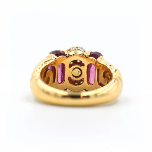 Bague Bague Bulgari Gancio en or jaune avec diamants 58 Facettes 14549