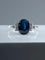 Bague 54 Bague en or blanc saphir et diamants 58 Facettes AB328