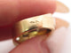 Bague 50 bague tank art deco sertie diamants 1.1ct rubis t50 en or jaune platine 8gr 58 Facettes 269295