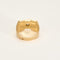 Bague 46.5 Chevalière en or jaune et diamant 58 Facettes BLO0173