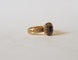 Bague 55 Bague or jaune 18k - Saphir 0.70 carats et perles - Tdd 55/56 - 5.41 grs 58 Facettes
