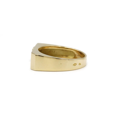Bague Bague Chevalière Saphir & Diamant 58 Facettes 240207R