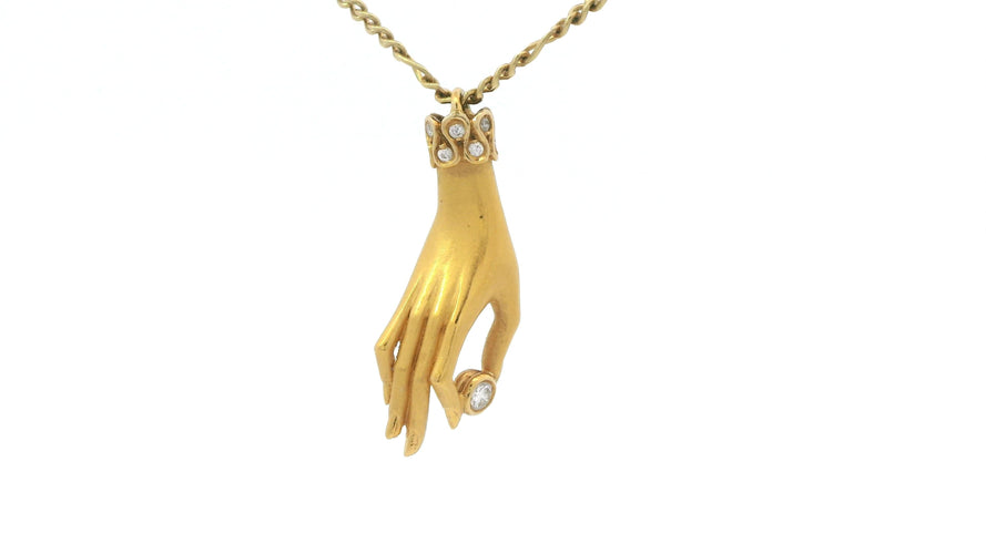Collier Carrera y Carrera - collier en or avec pendentif en diamant 58 Facettes 240533