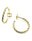 Boucles d'oreilles CARTIER. Collection "Trinity", créoles 3 ors torsadées 58 Facettes