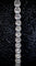 Bracelet Bracelet rivière or blanc serti de 54 brillants de 0,10 carat chacun 58 Facettes