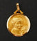 Pendentif Médaille Ange et bouquet de roses Art Déco 58 Facettes