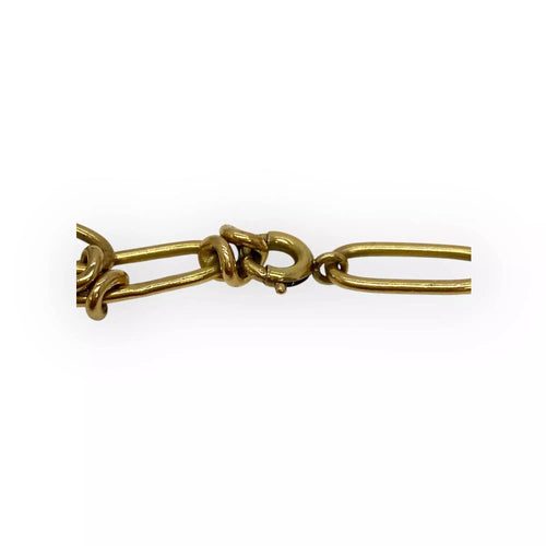 Bracelet Bracelet or jaune à maillons 58 Facettes 330074186