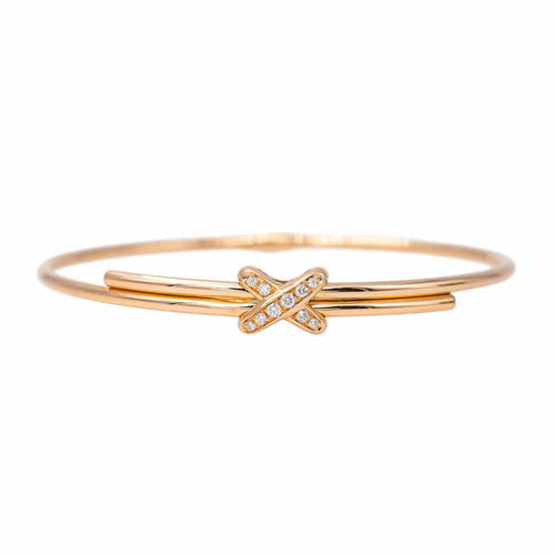 Bracelet Chaumet Bracelet Jonc Liens Or rose Diamant 58 Facettes 4173771RV