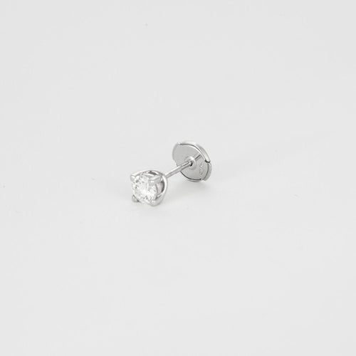 Boucles d'oreilles Boucles d'oreilles or blanc diamants 58 Facettes 3601363