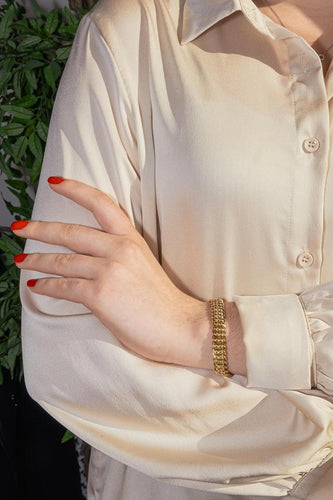 Bracelet Caplain Paris Bracelet  Or jaune Saphir 58 Facettes 4588139CN