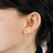 Boucles d'oreilles Boucles d'oreilles or rose et diamants 58 Facettes