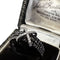 Bague 54 Bague diamant noir et blanc. 58 Facettes