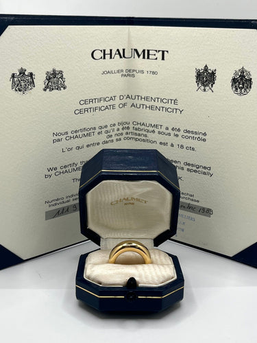 Bague 55 Bague Jonc Chaumet or jaune 18K 58 Facettes 842